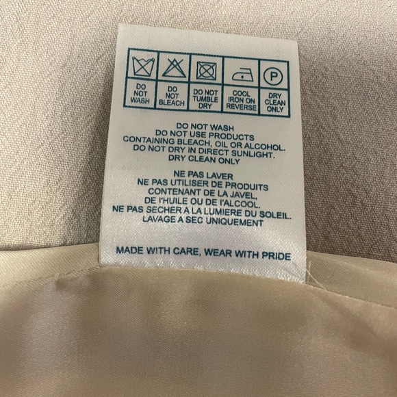 Ted Baker Skirt light grey metallic size 2 - Picture 6 of 11